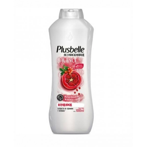 Plusbelle Acondicionador Balance Reparador Extracto De Granada 1L