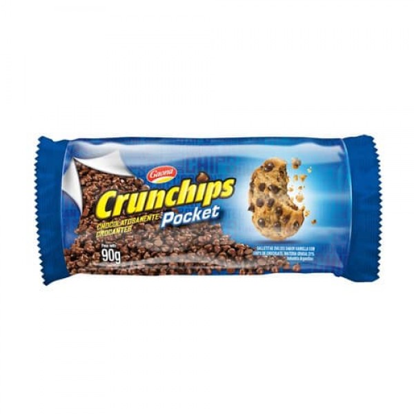 Gaona Crunchips Galletas Dulces Sabor Vainilla 90gr