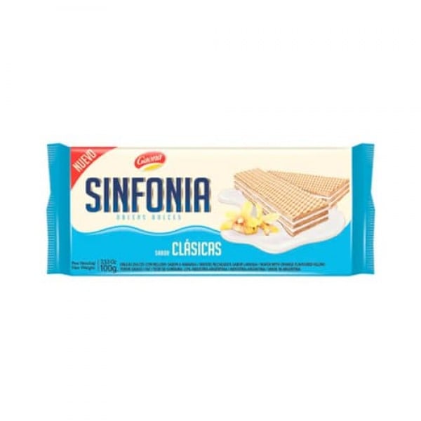 Gaona Sinfonia Obleas Clasicas Dulces Sabor Vainilla 100gr