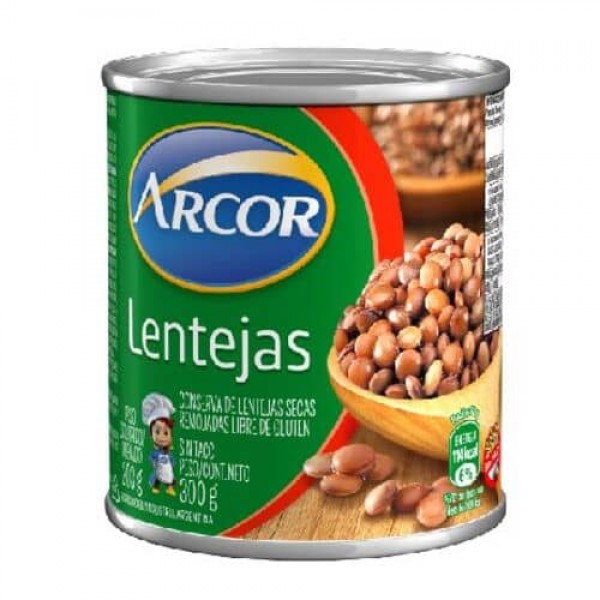 Arcor Conserva De Lentejas Secas 300gr