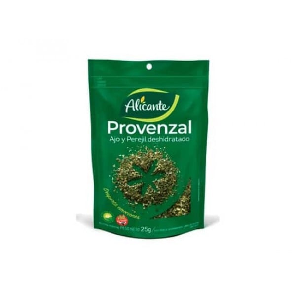 Alicante Provenzal Ajo Y Perejil Deshidratado 25gr