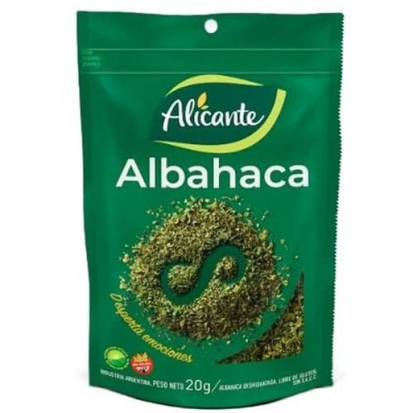 Alicante Albahaca Deshidratada 20gr
