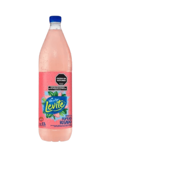 Levite Agua Saborizada Sabor A Pomelo Rosado 1,5L