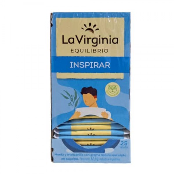 La Virginia Equilibrio Inspirar Te De Menta Y Manzanilla 25 Unidades