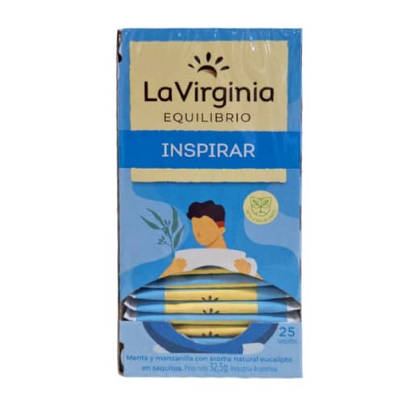 La Virginia Equilibrio Inspirar Te De Menta Y Manzanilla 25 Unidades