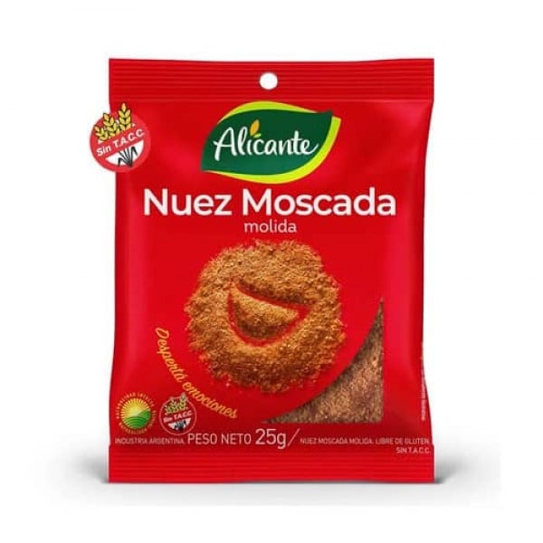 Alicante Nuez Moscada Molida 25gr