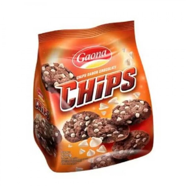 Gaona Galletitas Dulces Sabor Chocolate Con Chips Sabor Chocolate Blanco 230gr