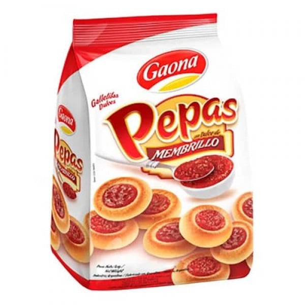 Gaona Pepas Con Dulce De Membrillo 300gr