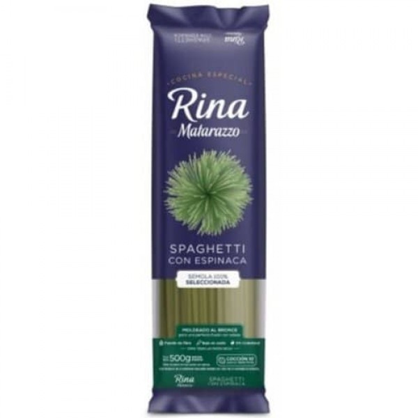 Rina Spaghetti Con Espinaca 500gr