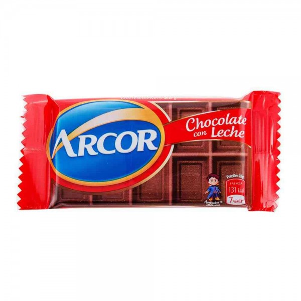 Arcor Chocolate Con Leche 25gr