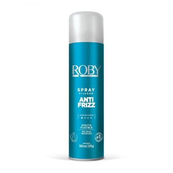 Roby Spray Fijador Anti Frizz 390ml