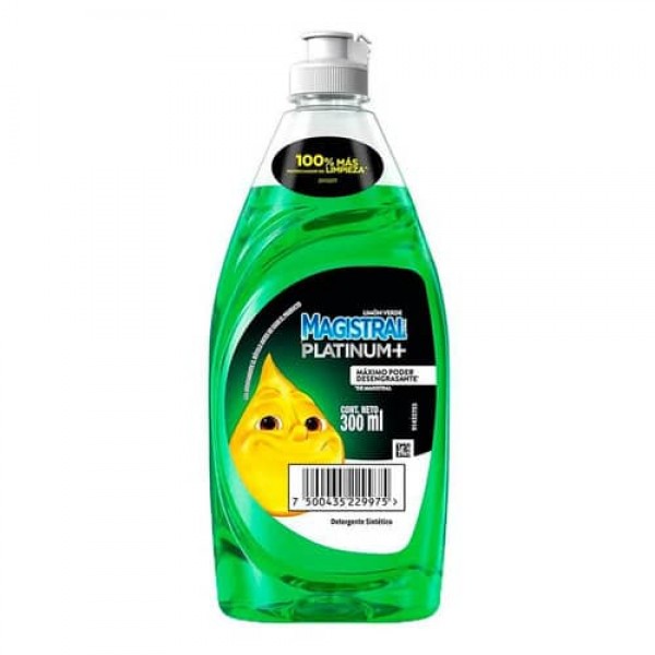Magistral Detergente Sintetico Limon Verde Platinum 300ml