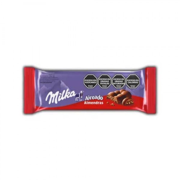 Milka Chocolate Con Leche Y Almendras Aireado 50gr
