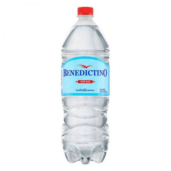 Benedictino Agua Tratada Con Gas 1.5L