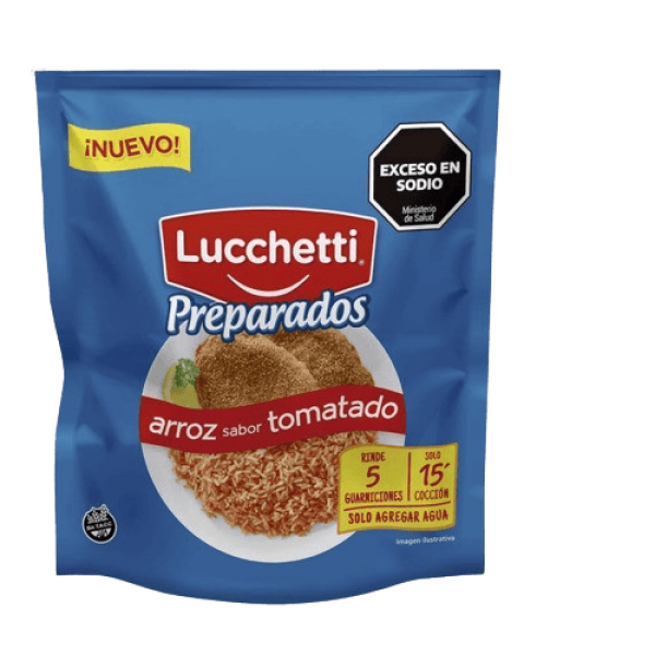 Lucchetti Preparados Arroz Sabor Tomatado 240gr