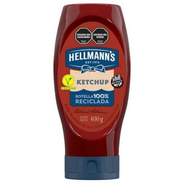 Hellmanns Ketchup Botella 400gr