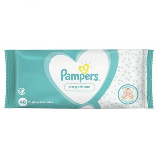 Pampers Toallitas Humedas Sin Perfume 48 Unidades