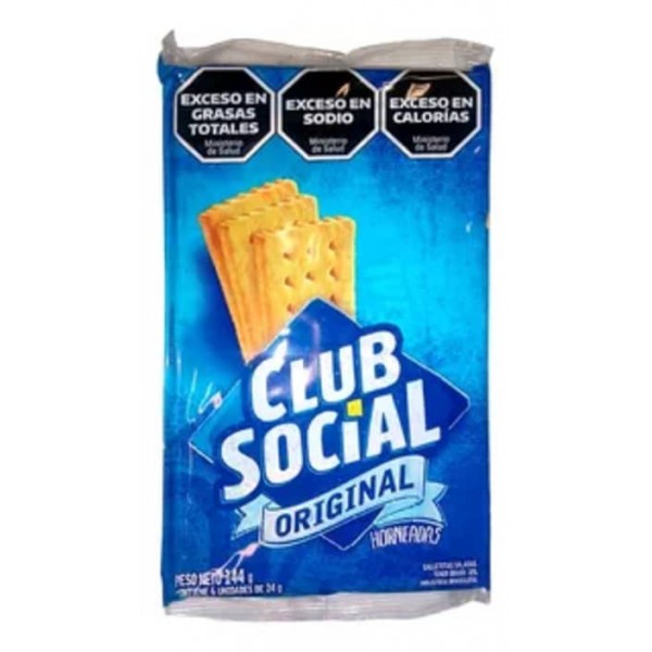 Club Social Original Galletitas Saladas 144gr