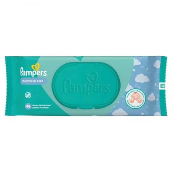 Pampers Toallitas Humedas Caricia De Bebe 48 Unidades