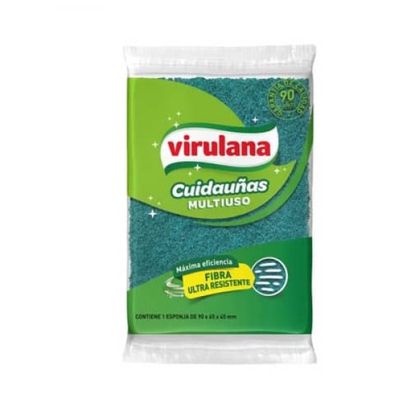 Virulana Esponja Cuida Uñas x Unidad