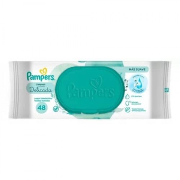 Pampers Toallitas Humedas Limpieza Delicada 48 Unidades