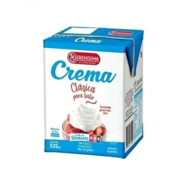 La Serenisima Crema Para Batir 520ml