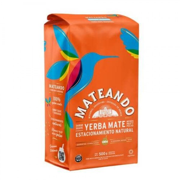 Mateando Yerba Mate Con Palo 500gr