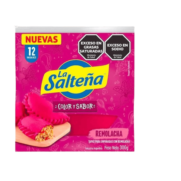 La Salteña Tapas Para Empanadas Con Remolacha 300gr