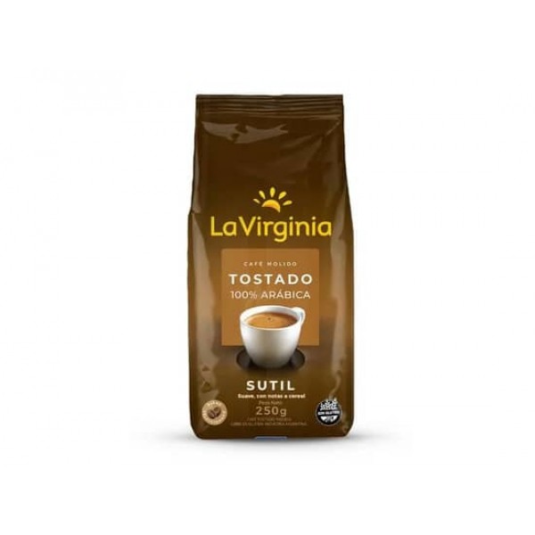 La Virginia Cafe Molido Tostado Sutil 250gr