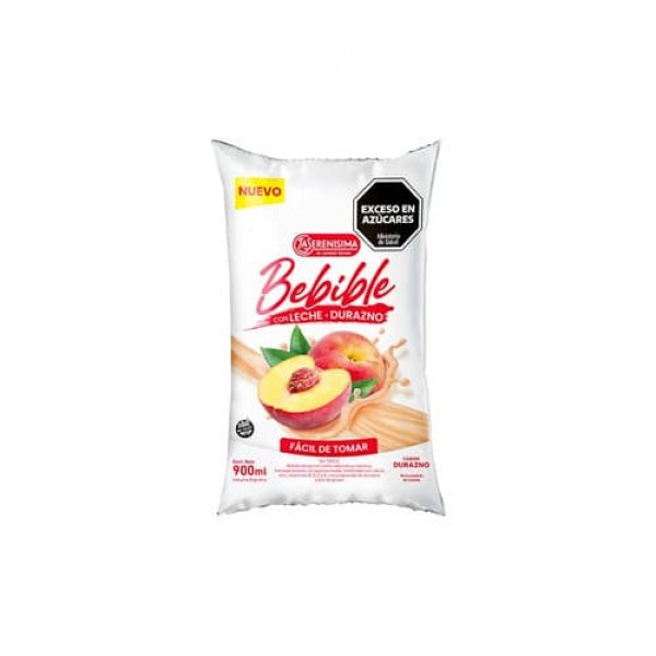 La Serenisima Yogur Bebible Sabor Durazno 900ml
