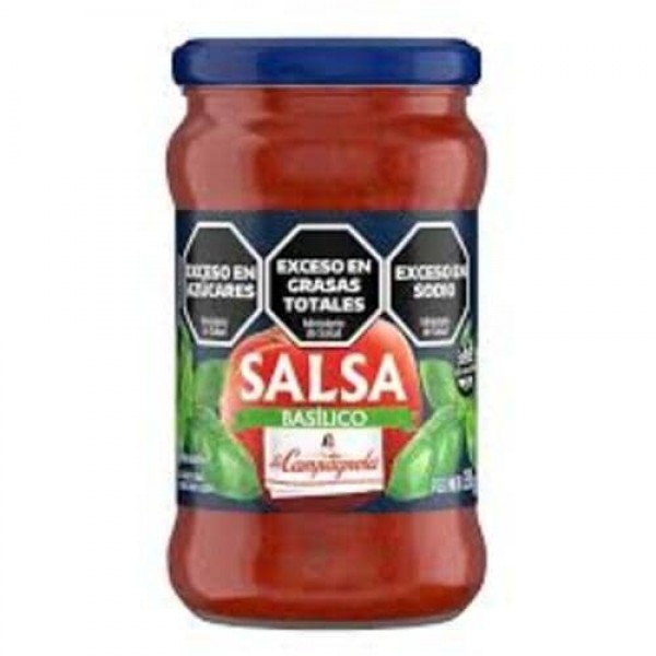 La Campagnola Salsa Basilico De Tomate Y Albahaca 350gr