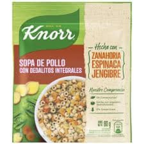 Knorr Sopa Con Dedalitos Integrales 80gr