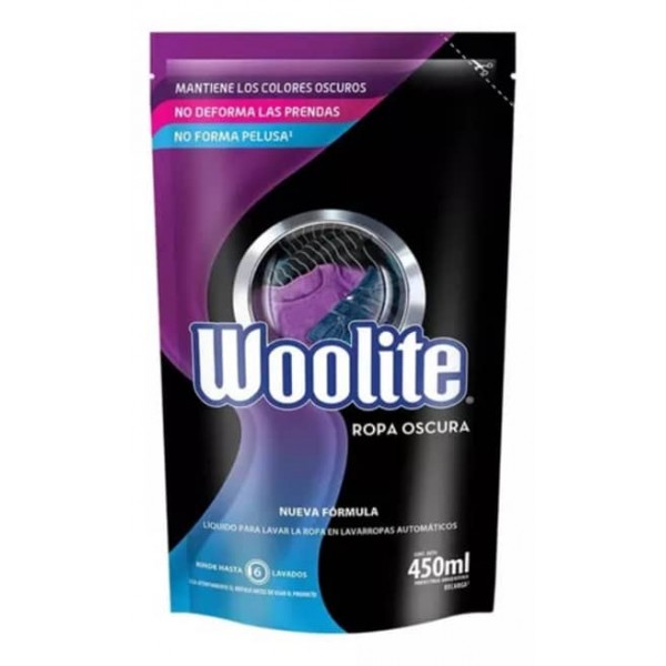 Woolite Liquido Para Lavar La Ropa Oscura 450ml