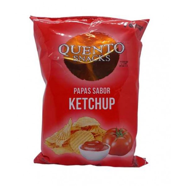 Quento Snacks Papas Fritas Sabor Ketchup 45gr