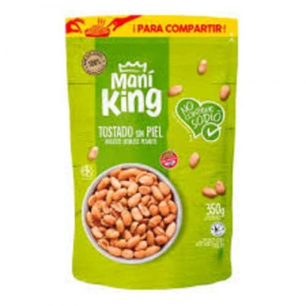 Mani King Mani Tostado Sin Piel 350gr