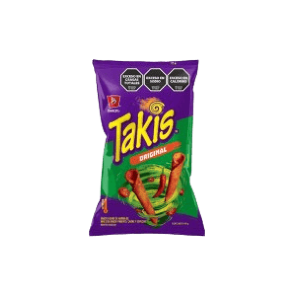 Takis Original Snack Con Sabor Pimiento,Carne Y Especias 85gr