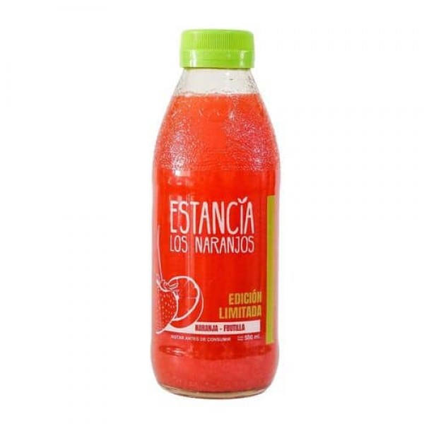 Estancia Los Naranjos Jugo De Naranja Y Frutilla 500ml