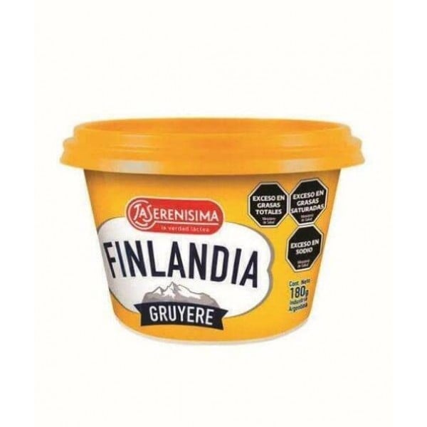 Finlandia Queso Untable Sabor Gruyere 180gr