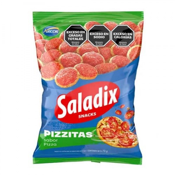 Saladix Snack Pizzitas Sabor Pizza 70gr