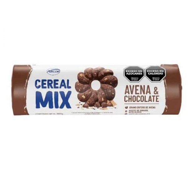 Cereal Mix Galletitas Dulces Con Avena Y Chocolate 207gr