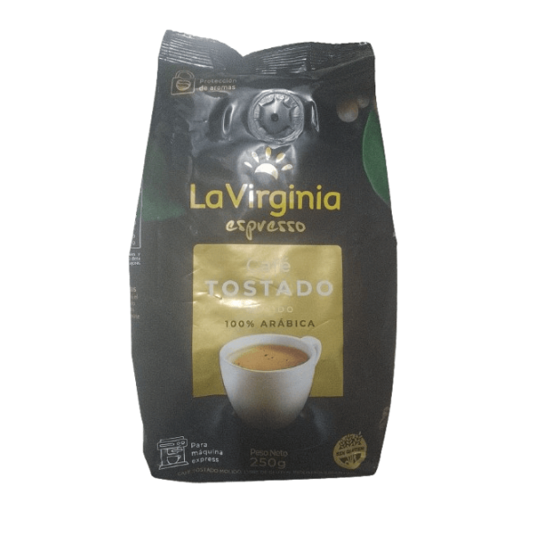 La Virginia Espresso Cafe Tostado Molido 250gr