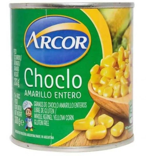 Arcor Choclo Amarillo Entero 300gr