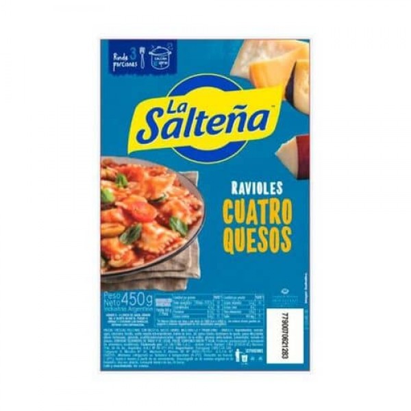 La Salteña Ravioles Cuatro Quesos 450gr