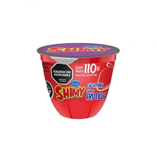 Shimy Gelatina Sabor Frutilla 110gr