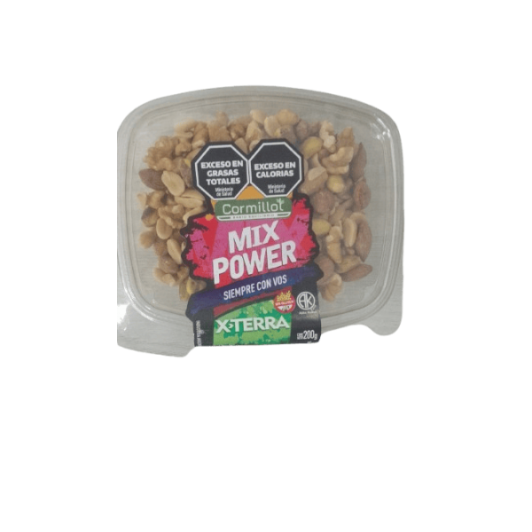 Cormillot Mix Power Mani Tostado,Nuez,Semillas De Girasol,Almendras,Pistacho Y Semillas De Zapallo 200gr