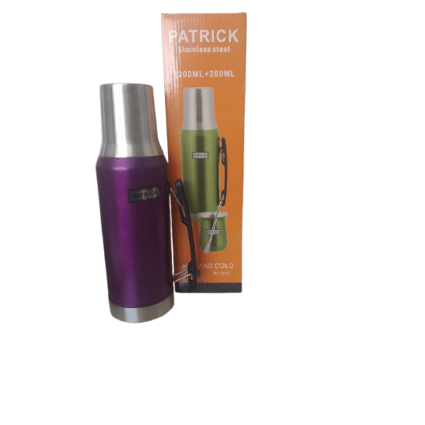 Patrick Termo 1.200ml + Mate 260ml Colores Varios x Unidad