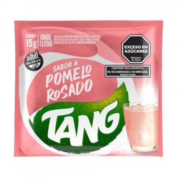 Tang Polvo Para Preparar Jugo Sabor A Pomelo Rosado 15gr