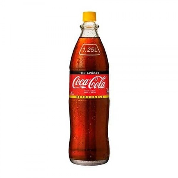 Coca Cola Zero Retornable 1,25L