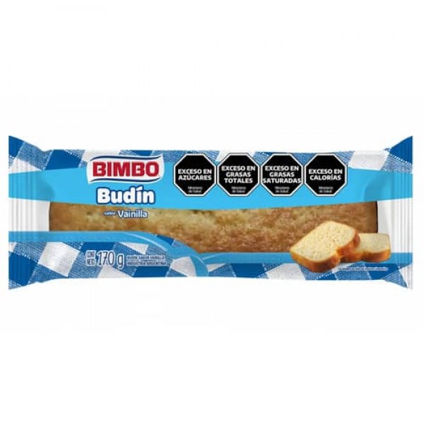 Bimbo Budin Sabor Vainilla 170gr