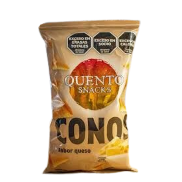 Quento Snacks Conos Sabor Queso 80gr